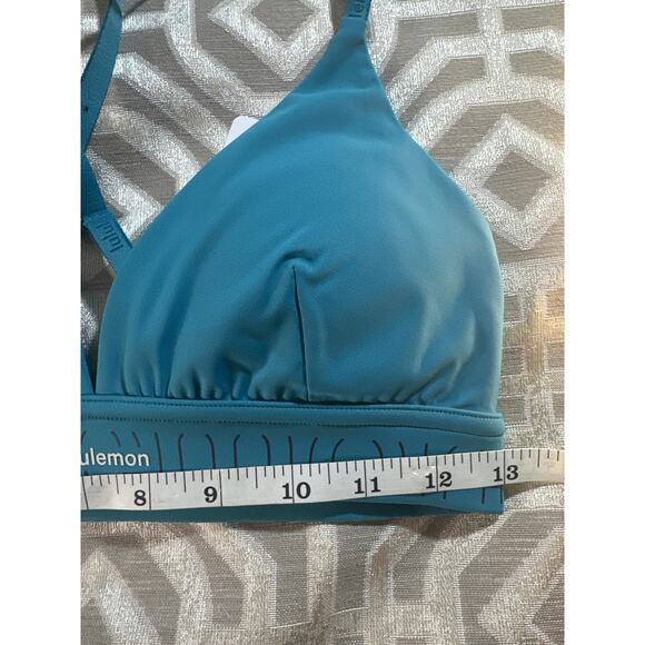 Lululemon License to Train Triangle Bra A/B Marlin Blue 6 Athletic Sports Yoga - Picture 7 of 8
